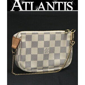 Louis Vuitton Pochette Accessoires Pouch Damier Azur White